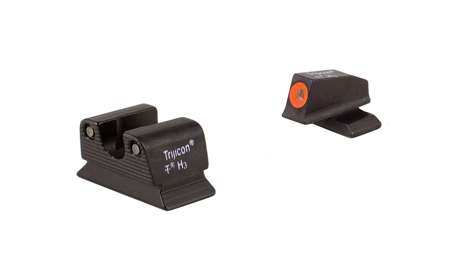 thumbnail image 2 of Trijicon HD Night Sights Set For Glock 17-39 9mm Tritium Orange Front 600538 GL101O 2 of 4