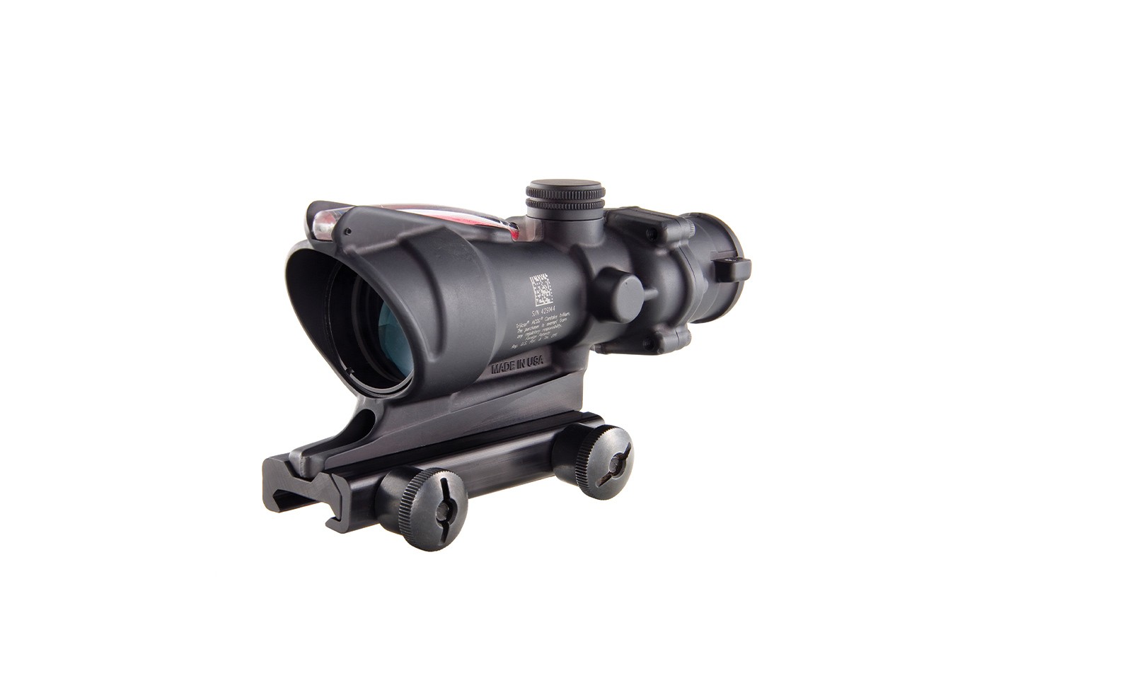 ADE Advanced Optics 4x32 Tri-Illuminated Prism Scope With Fiber Optic Rear Sight