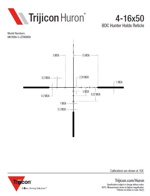 Download Huron Reticle Dimensions