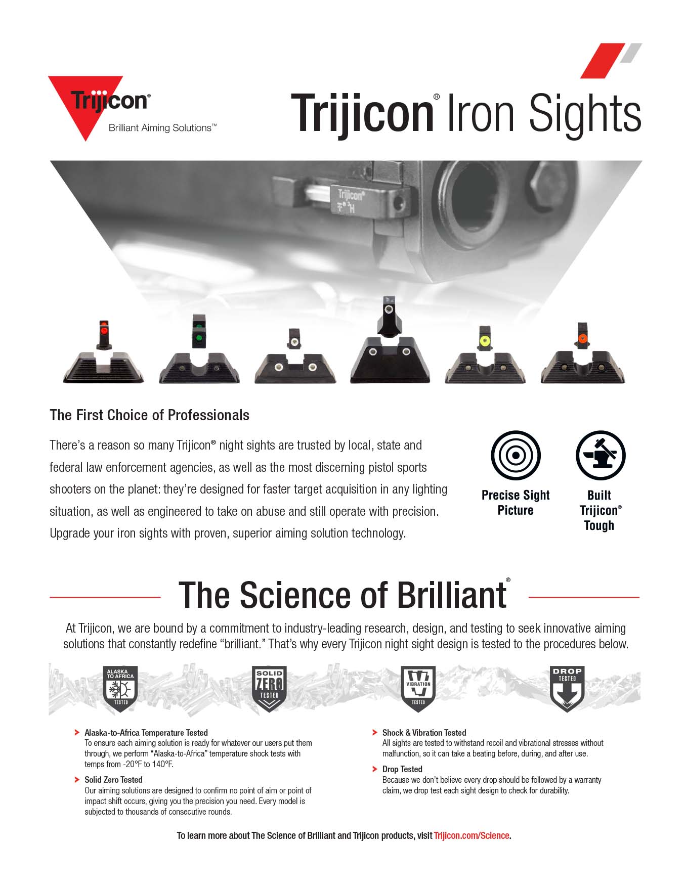 Download Iron Sights Family Spec Sheet